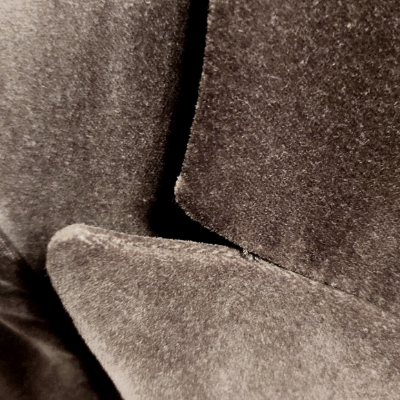 Joe Fresh blazer womens 10 velvet single button lined dark olive green brown JF - Picture 5 of 6